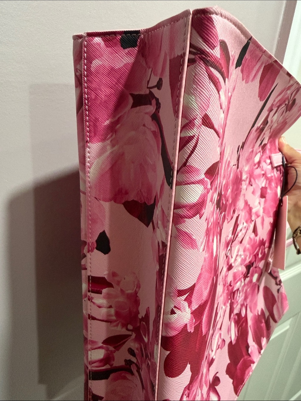 NWT Ted Baker London pink flowered tote - Picture 6 of 7